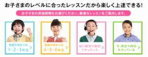 一人ひとりの英語レベルに合わせたレッスン