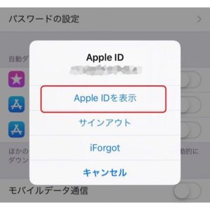 AppleID課金表示