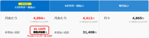 6ヶ月一括払いの返金額